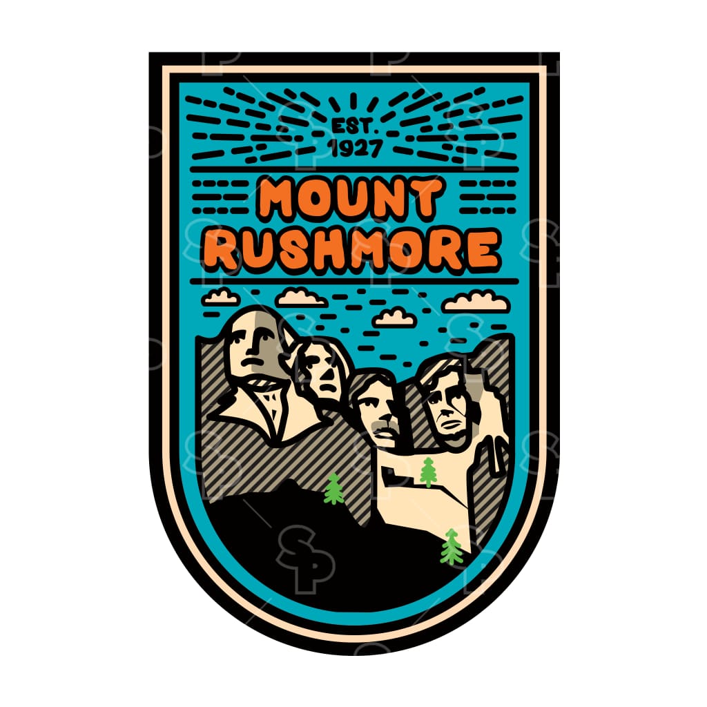 6488 - NP - Blue Burst - Mount Rushmore