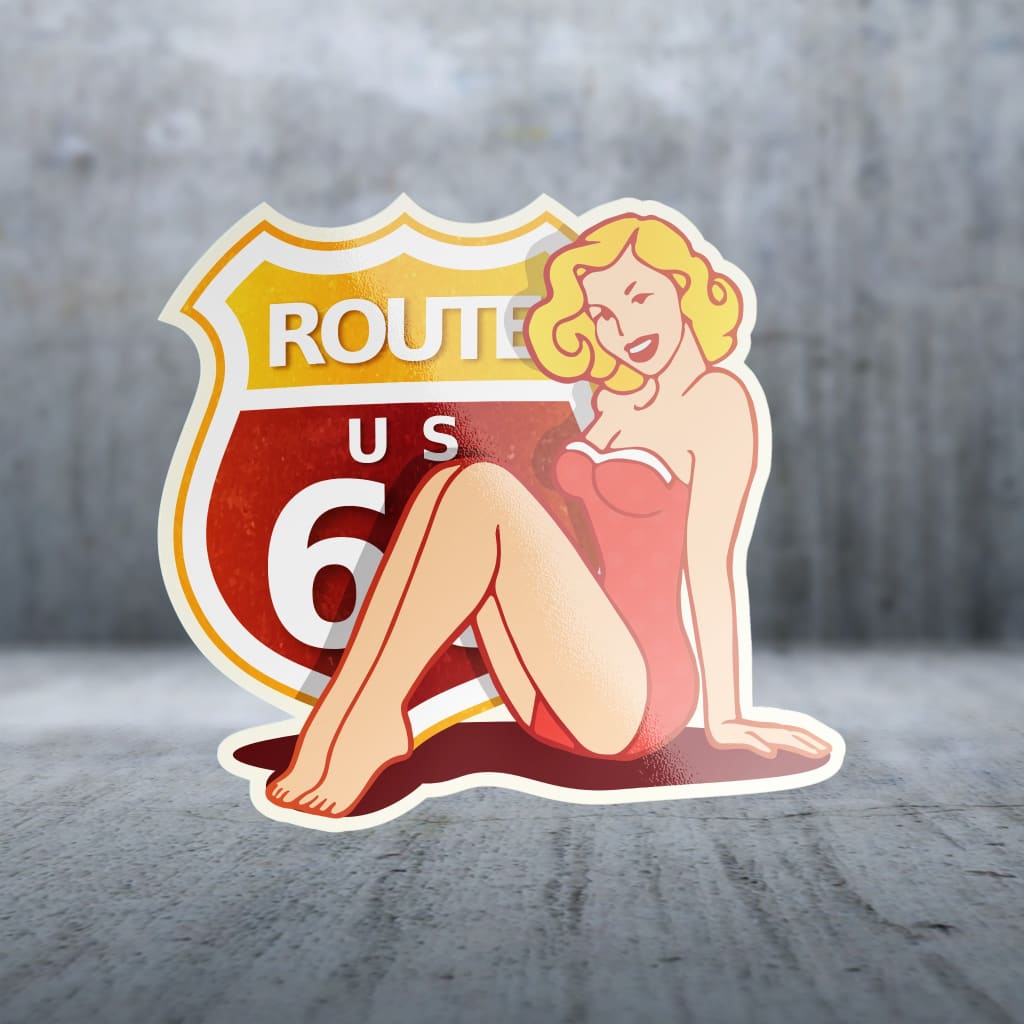 6821 - Route 66 Blonde Swimsuit Classic