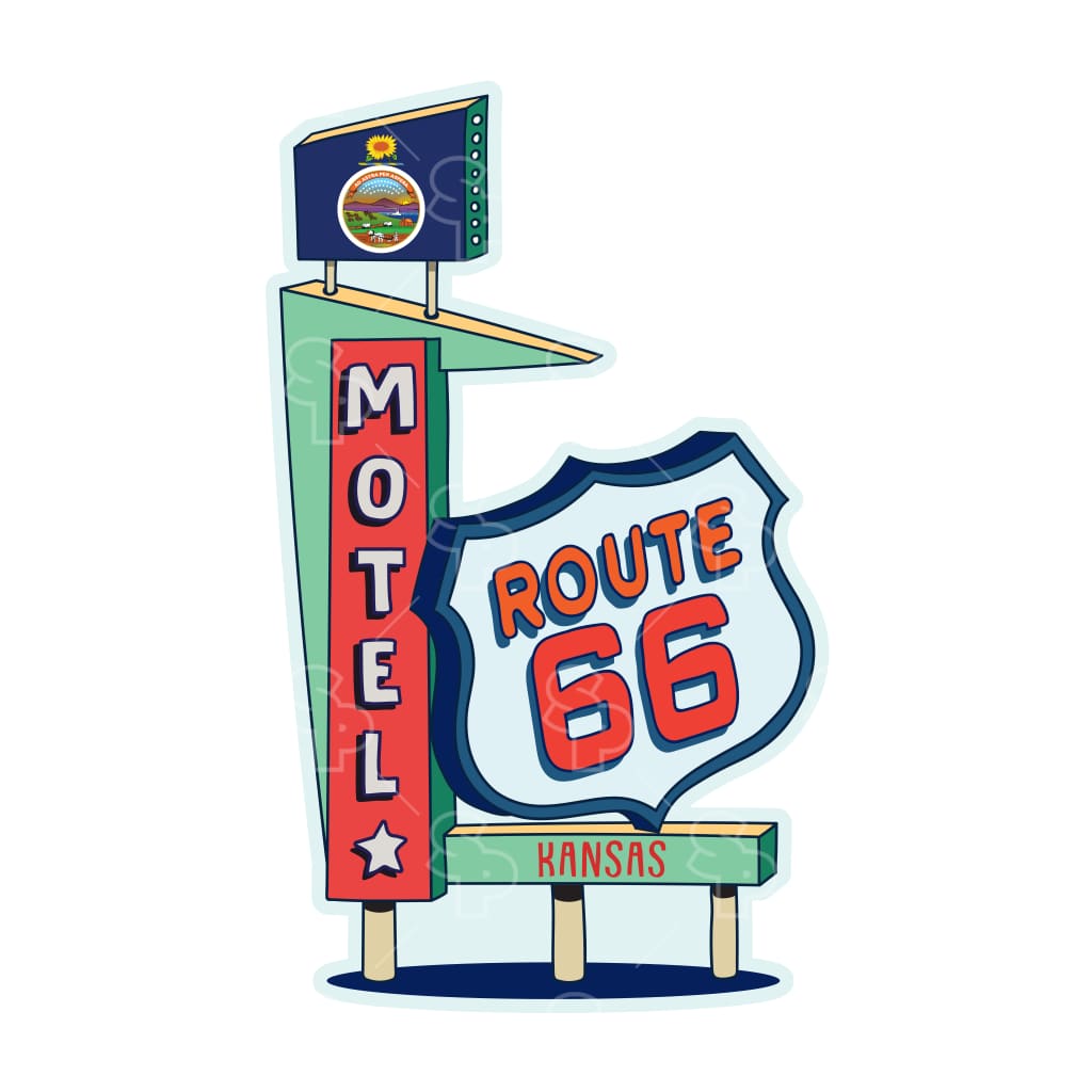 6859 - Route 66 State Motel Kansas