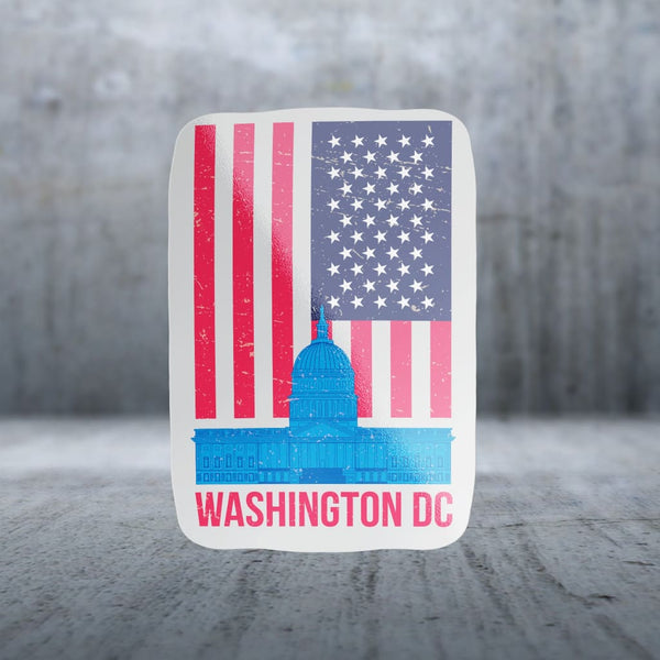 Sticker Pack | 7003 - Washington DC - Capitol Building Patriot
