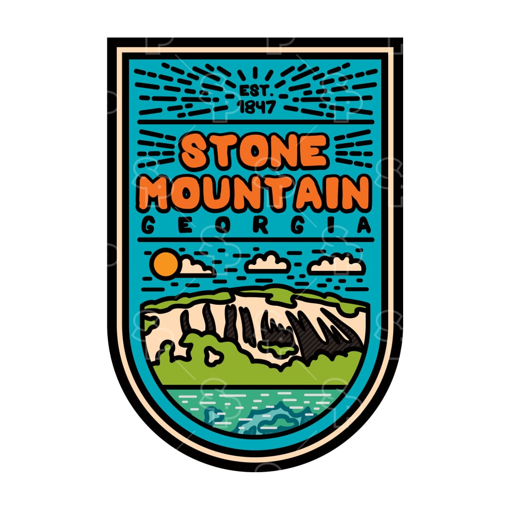 7022 - Blue Burst - Stone Mountain