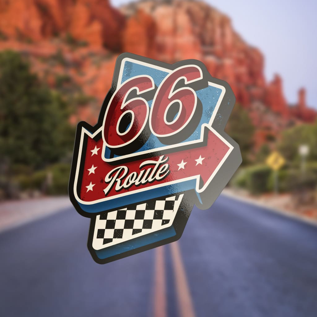 705 - Route 66 Hotel Sign
