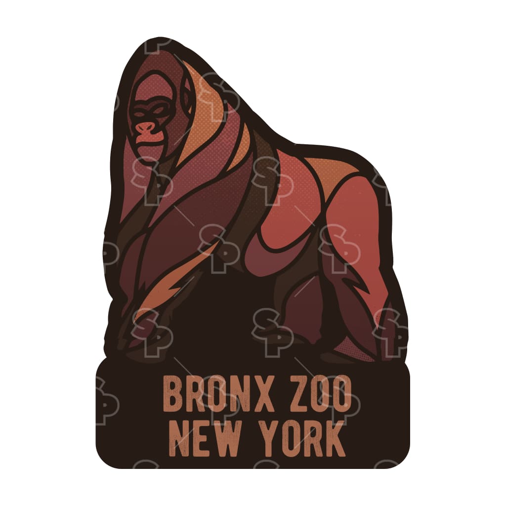 Sticker Pack | 712 - Halftone - Gorilla