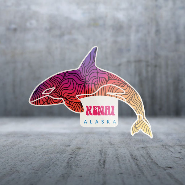 Sticker Pack | 7409 - Peach Pink Purple - Killer Whale