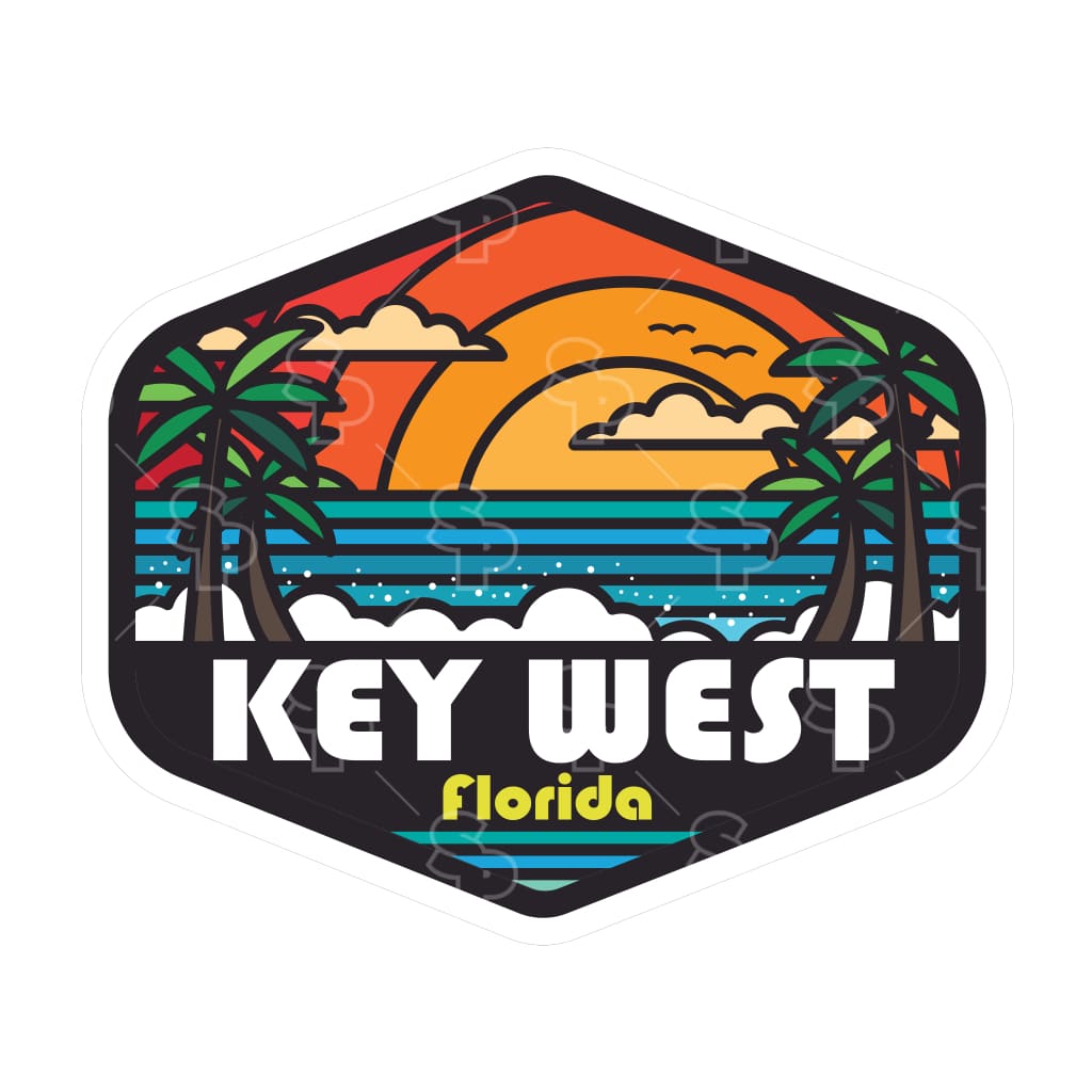 7452 - Rainbow Badge - Palm Beach Waves
