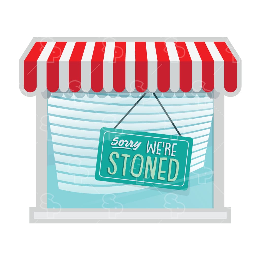 7701 - Sorry Were Stoned Cannabis Sayings