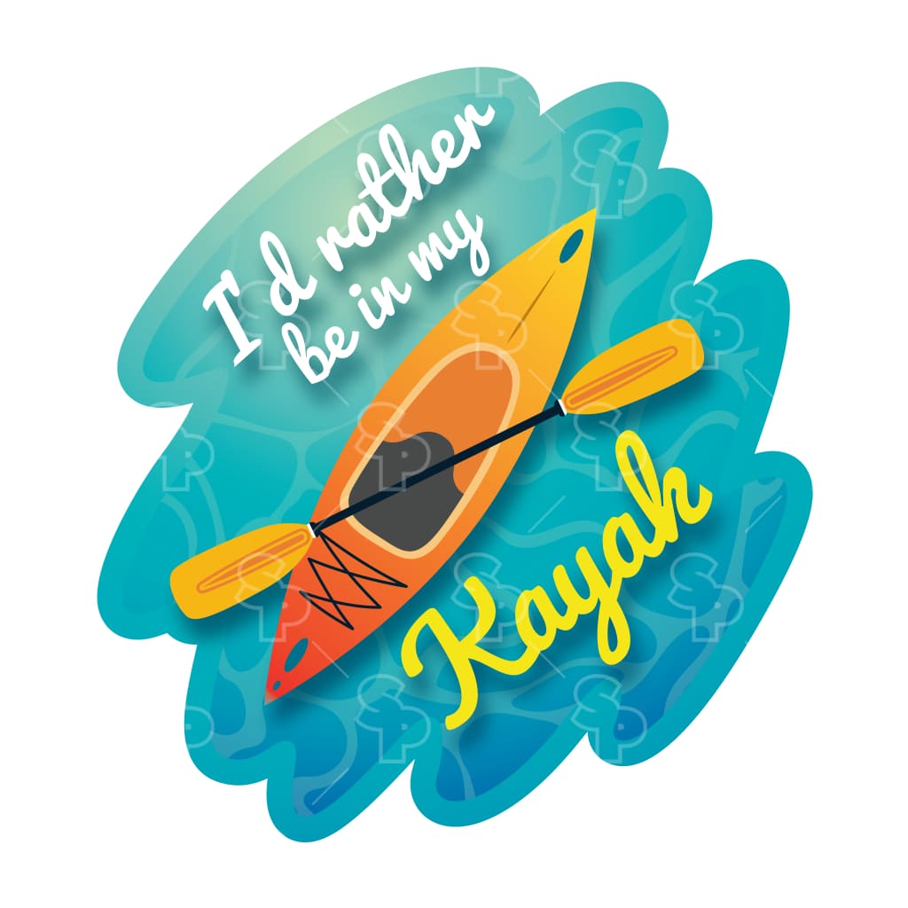 7722 - I'd Rather Be - Kayaking