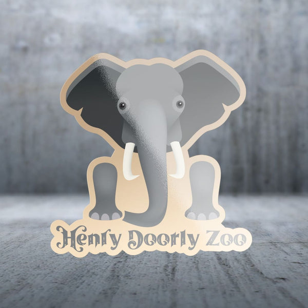 Sticker Pack | 7796 - Hanging On Text - Elephant