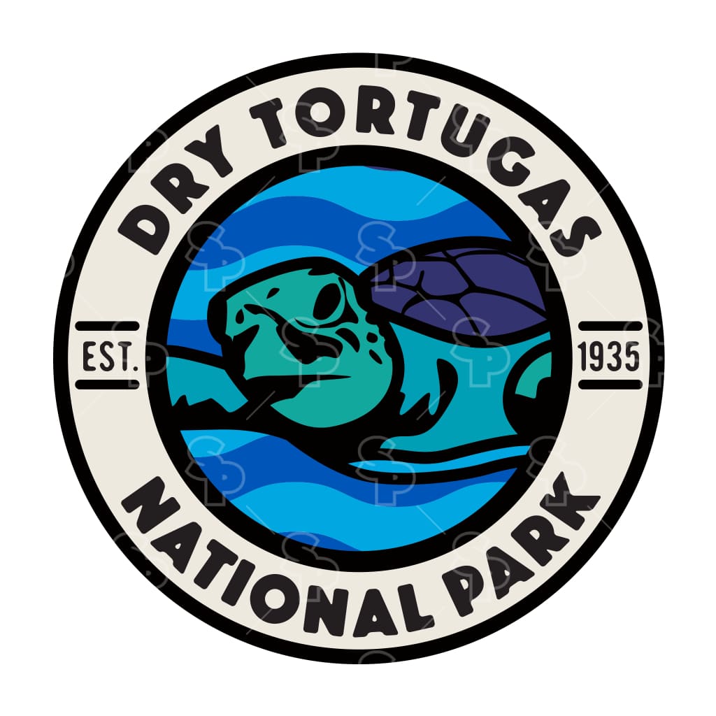 7861 - Bold Circle Dry Tortugas