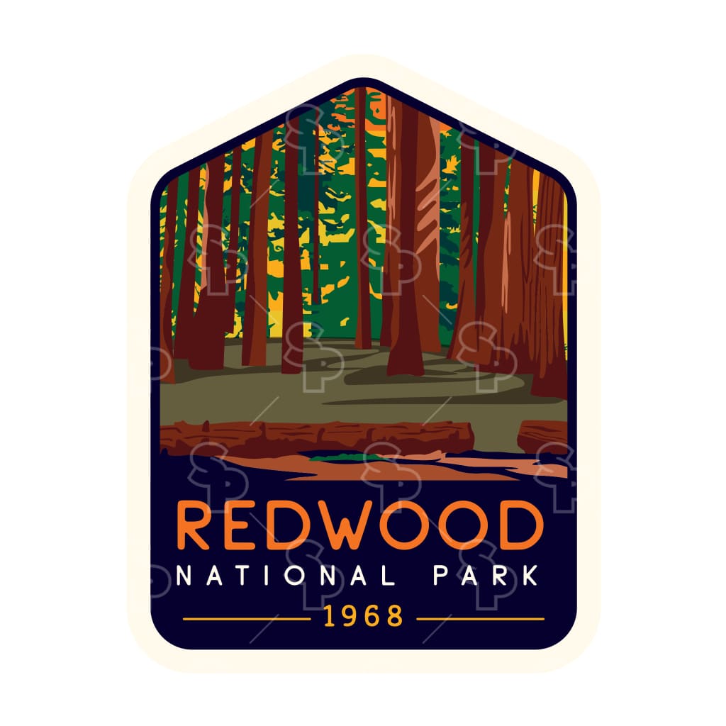 7884 - Tribal Art Redwood