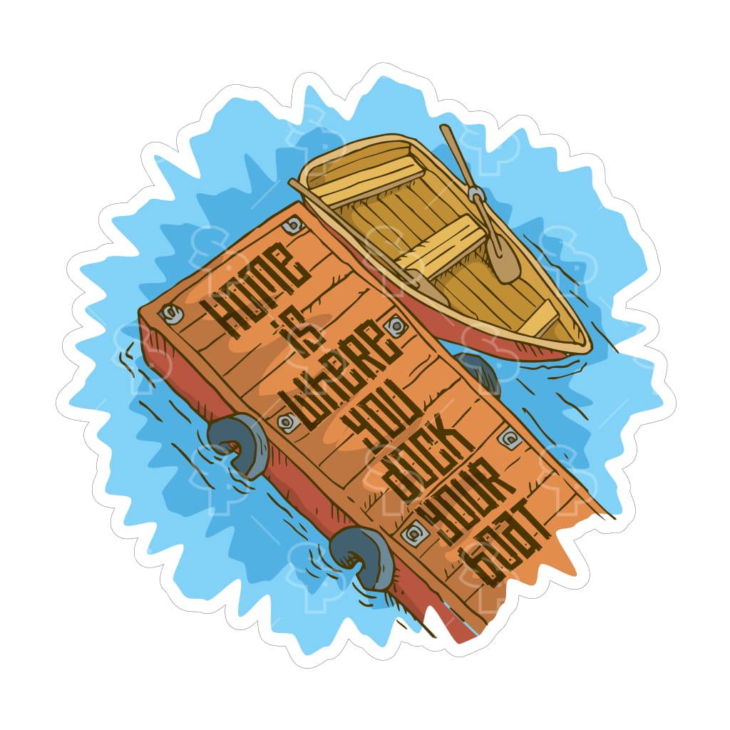 8044 - Lake Sayings Home Is At Boat Dock