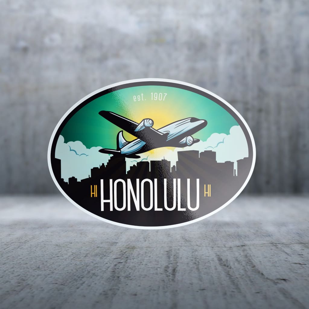 8122 - City Silhouette Honolulu
