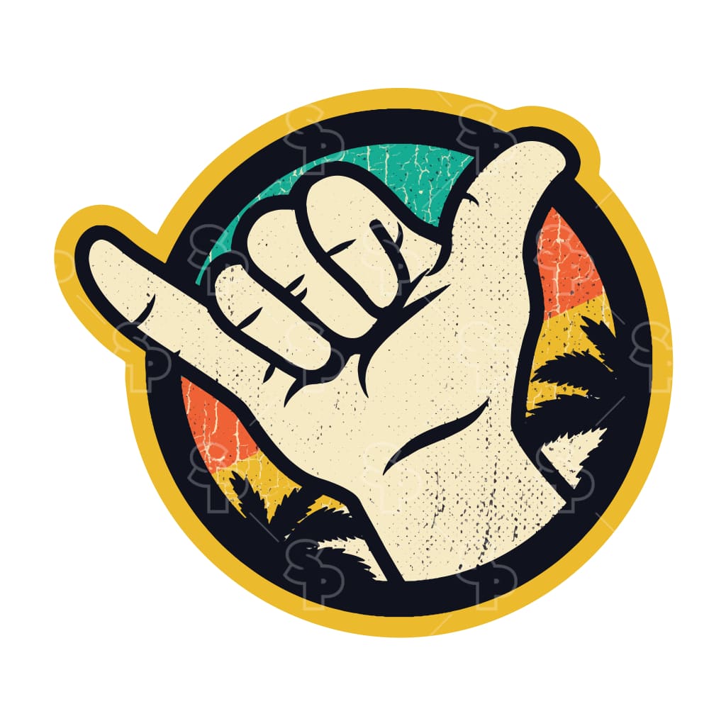 830 - Halftone Beach Shaka