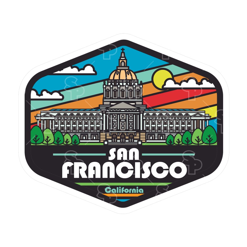 8350 - Rainbow Badge - San Francisco