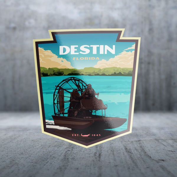 Sticker Pack | 8663 - Realist Scene - Airboat