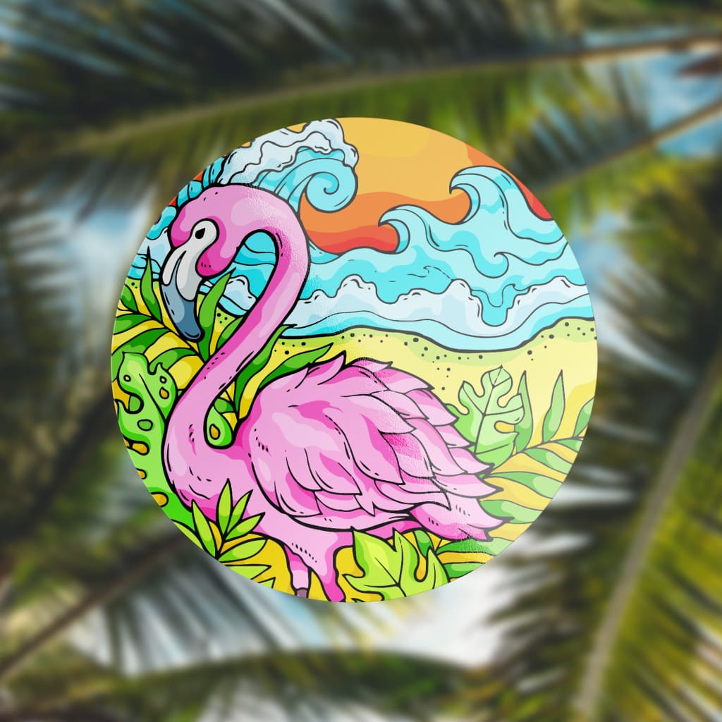 887 - Doodle Beach Flamingo