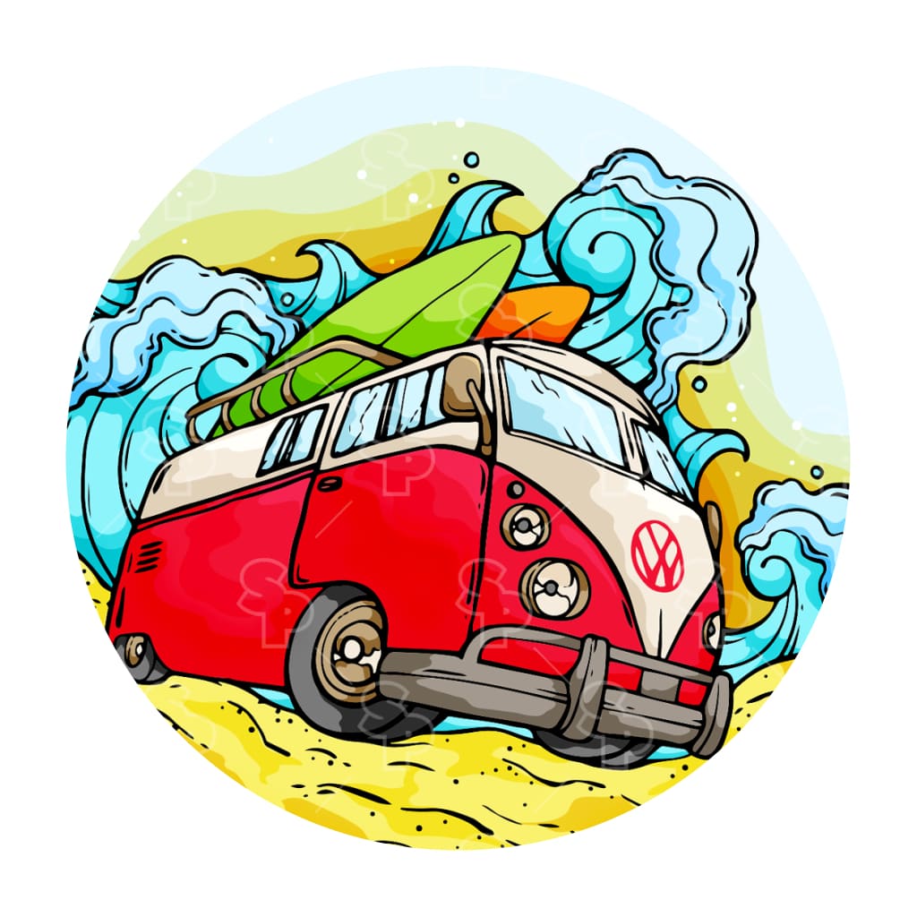 892 - Doodle Beach Bus