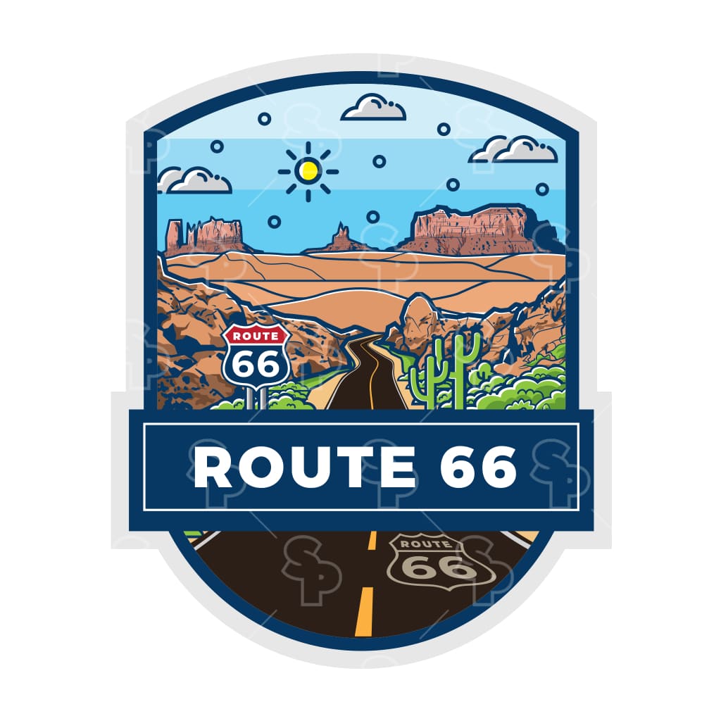 8961 - Shield Banner - Route 66