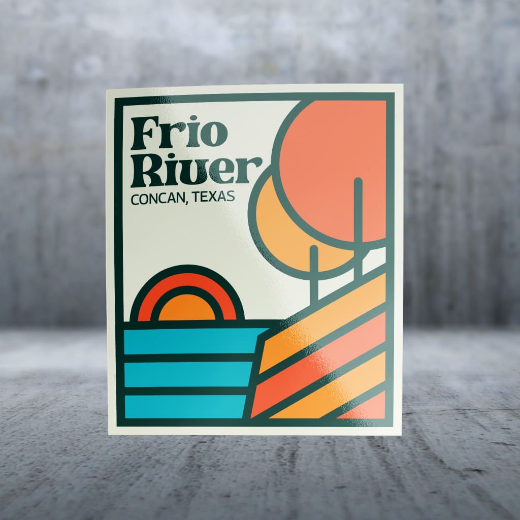 River Sticker Rounded Sticker Pack | 9010 - GE - Rounded River Trees
