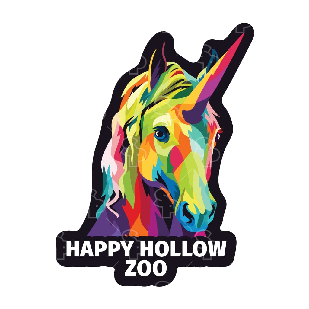 9174 - Color Patches Unicorn