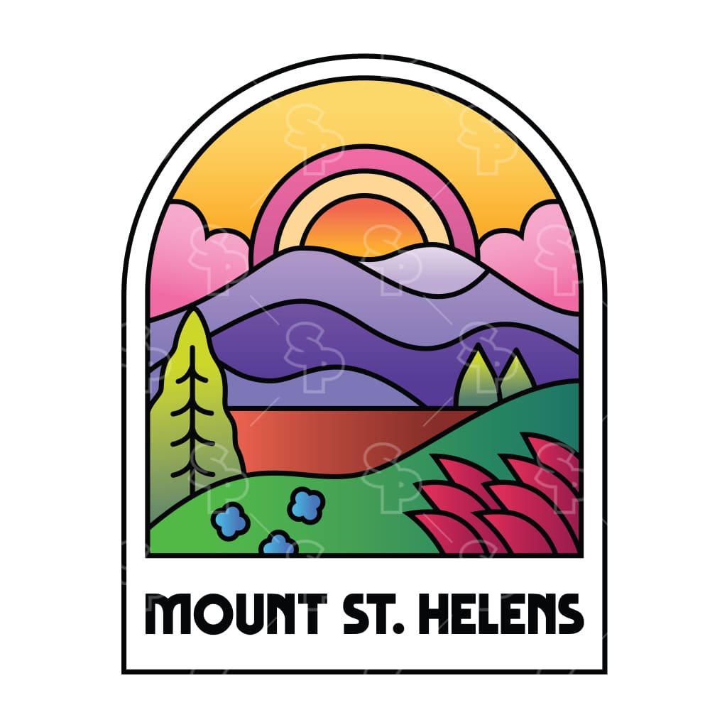 9407 - Bright Arc Mount St. Helens