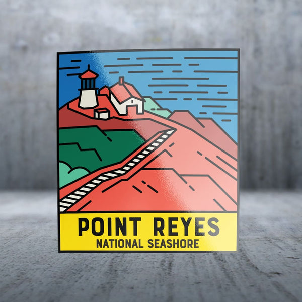 Sticker Pack | 9430 - Square Lines - Point Reyes