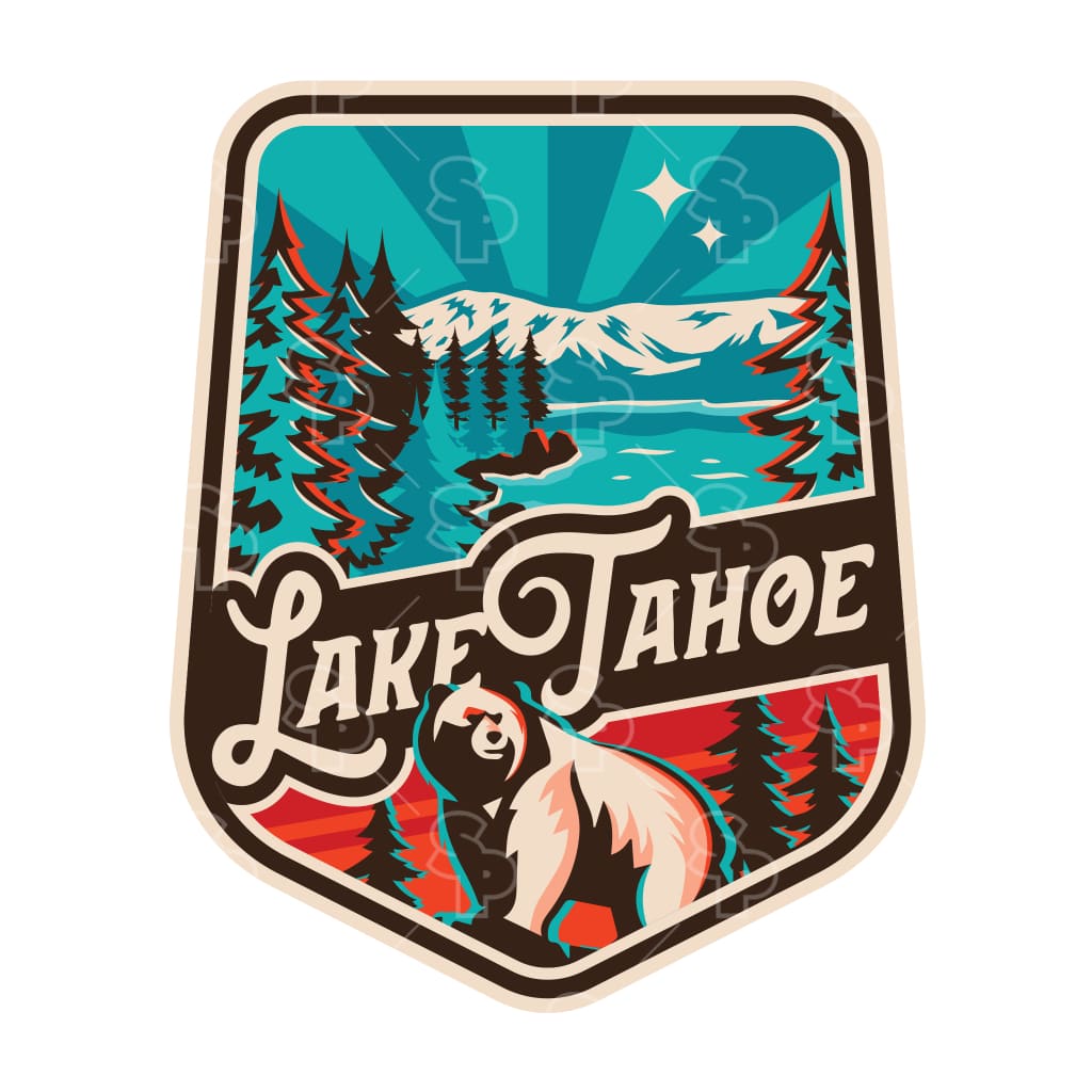 9549 - Deco Icons - Lake Tahoe