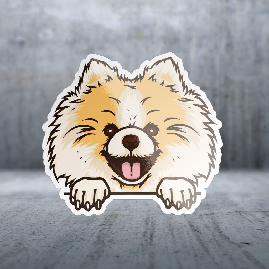 Sticker Pack | 9728 - Dogs Begging Illustrated - Pomeranian