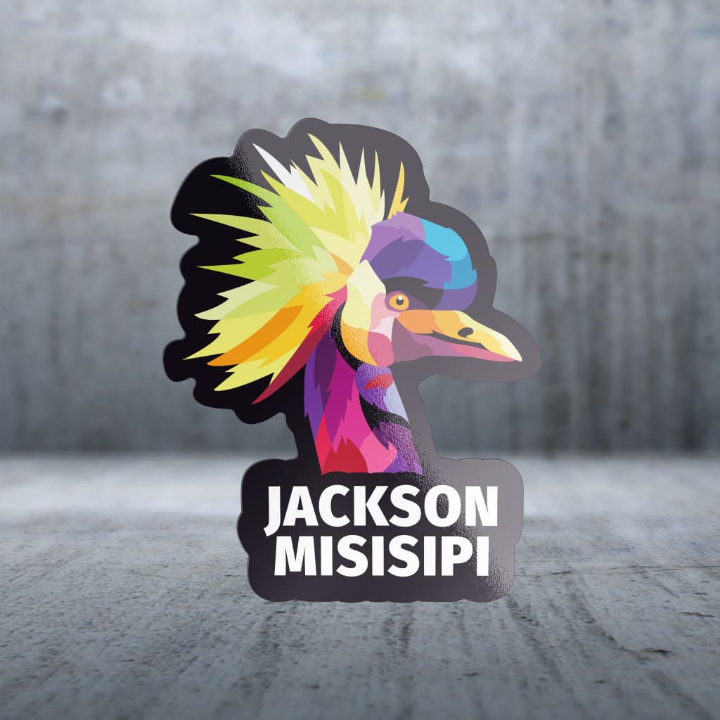 12651 - Color Patches Crowned Crane