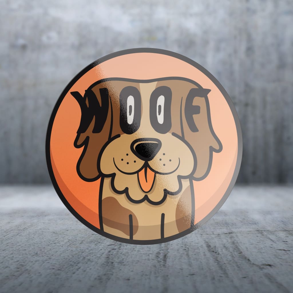 Sticker Pack | 12786 - Dog Sayings - Woof Eyes