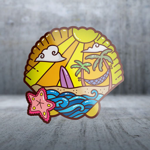 Sticker Pack | 12899 - Beach Life - Shell Scene