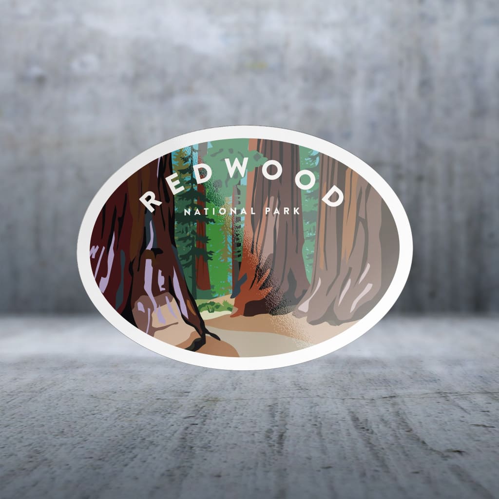 1649 - Clean Np Badge Redwood