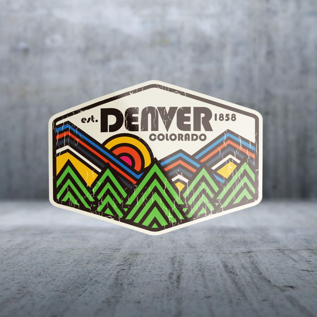 Sticker Pack | 5025 - Retro Mountain Bright